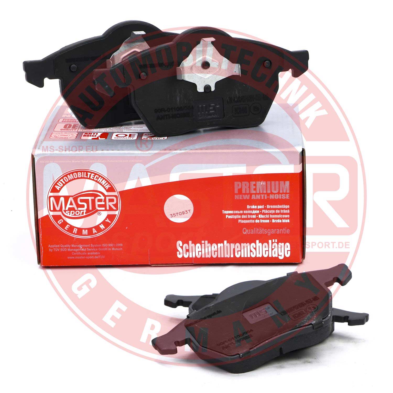 Placute frana MASTERSPORT GERMANY 13046070762N-SET-MS